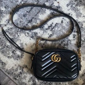 GG marmont matelassé mini bag